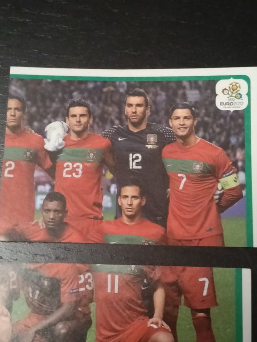 Lote de cerca de 50 cromos do Euro 2012