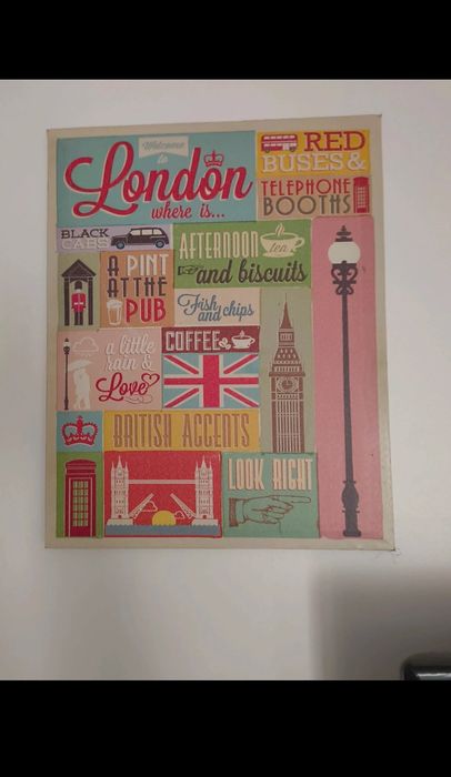 Dois quadros de London e Paris