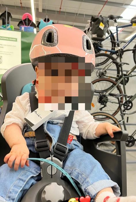 Cadeira para bicicleta criança