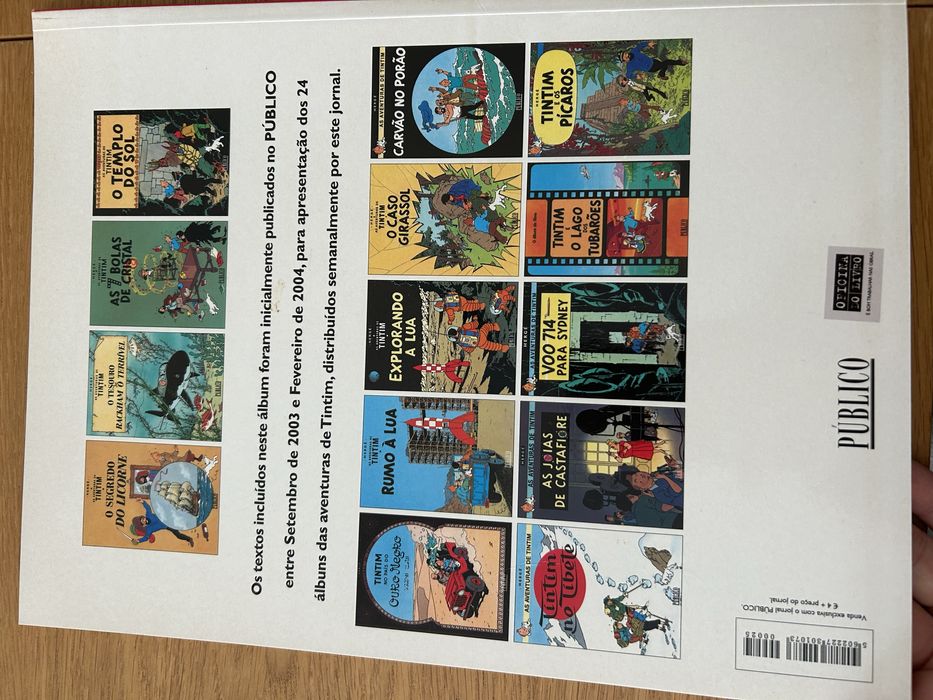Coleção “As aventuras de Tintim” Hergé