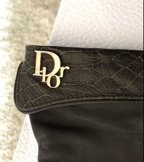 Luvas Lã Dior Pretas