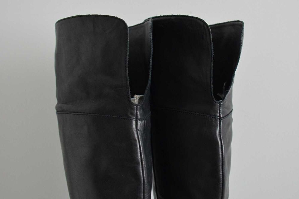 Muszkieterki Anna Dé Valle kozaki za kolano WYGODNA szpilka skóra 39