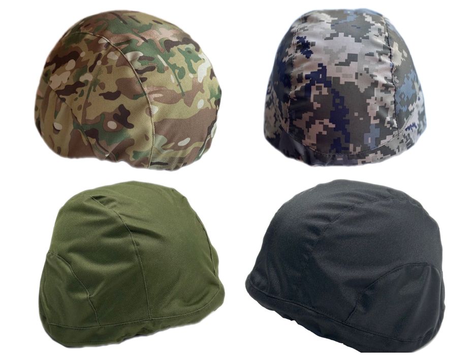 Кавер, чохол на каску піксель мультикам олива чорний. Чехол на каску