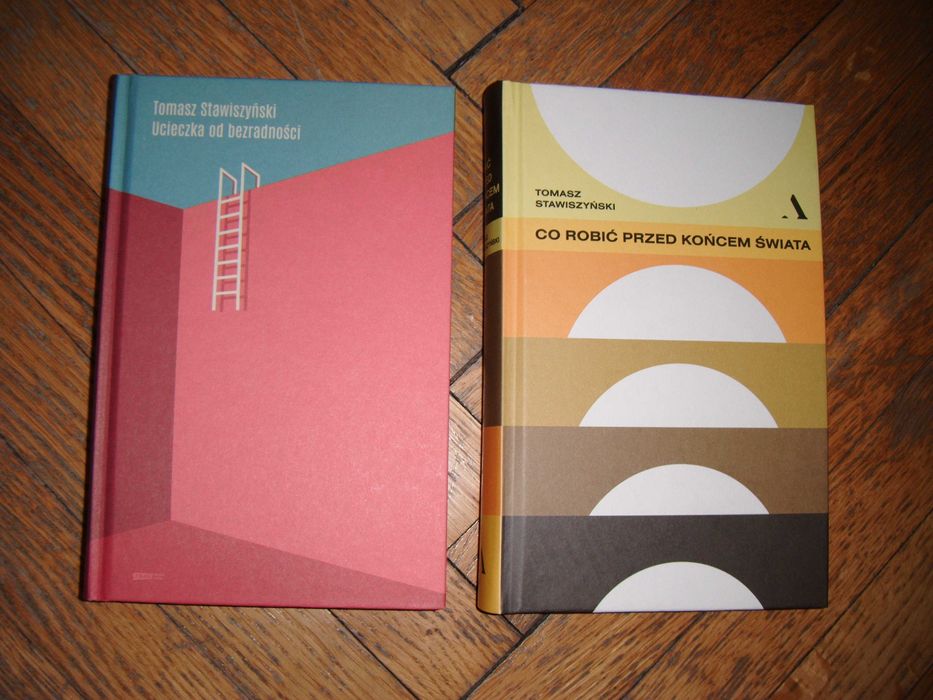 "Ucieczka od bezradności" (autograf) oraz "Co robić..." (Stawiszyński)