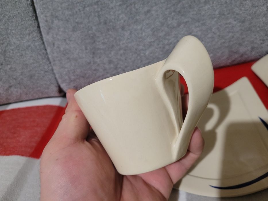 2 zestawy do Cappuccino filiżanki I spodki