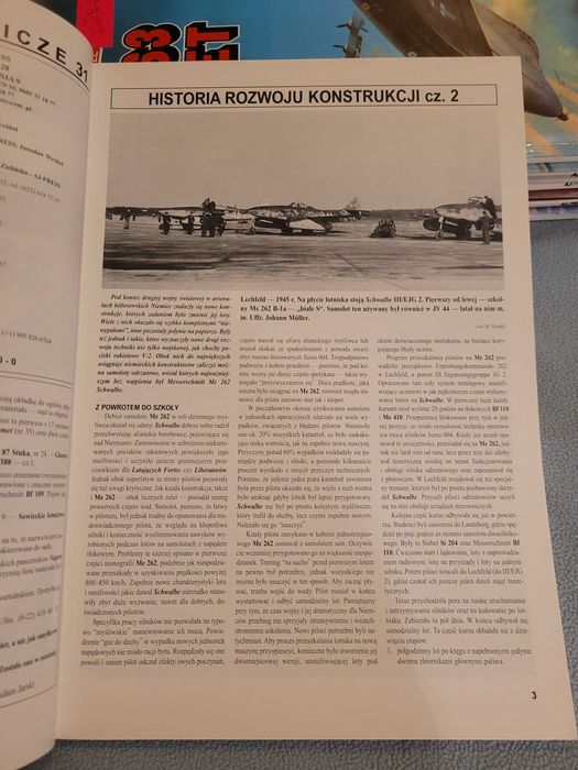 Me262 Schwalbe, Monografie lotnicze, nr 31, S.Fleischer, M.Ryś
