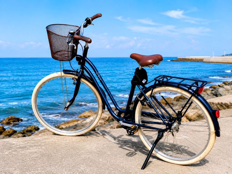 Bicicleta de Cidade Elops 520 – Senhora – Excelente Estado