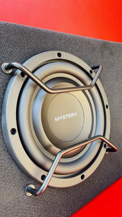 Сабвуфер активний автомобільний Mystery MBS-202A/320Вт/Провода у компл
