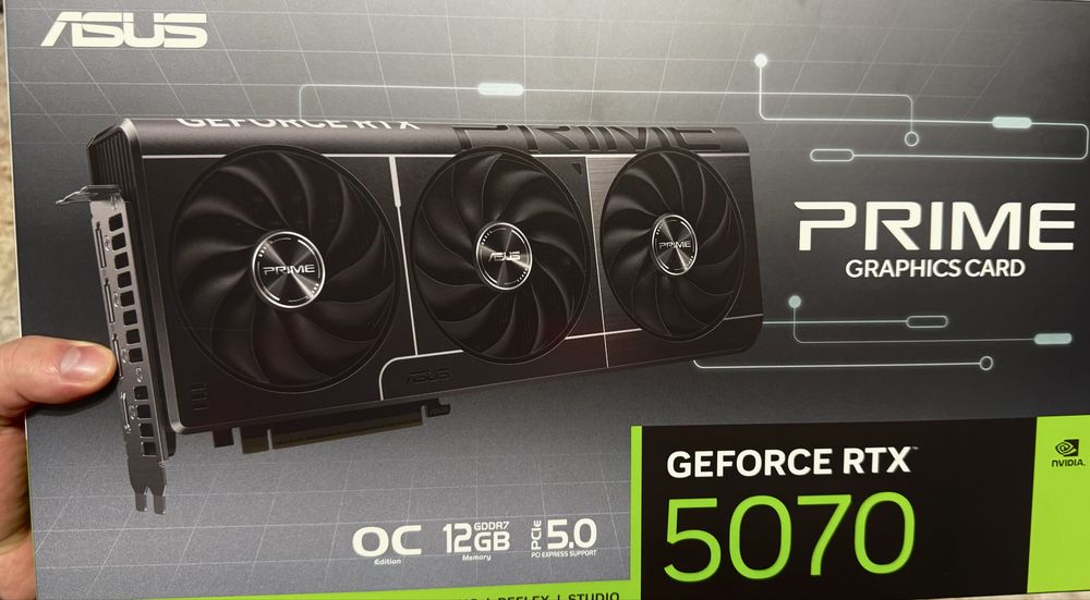 Rtx 5070 Asus Prime(гарантія 2 роки)