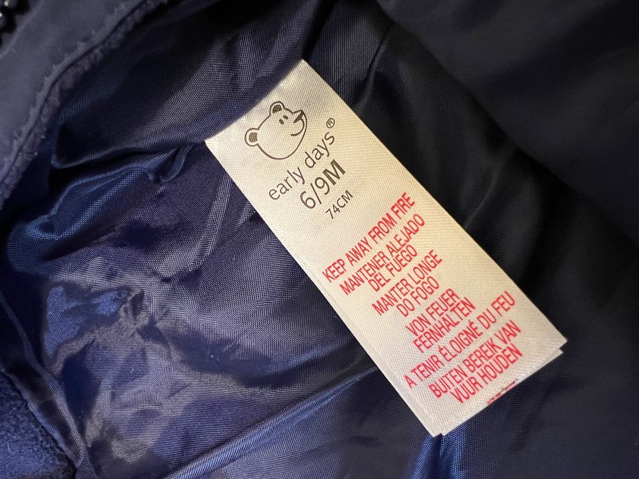 Зимовий комбінезон early days 74 cм (6-9 місяців)