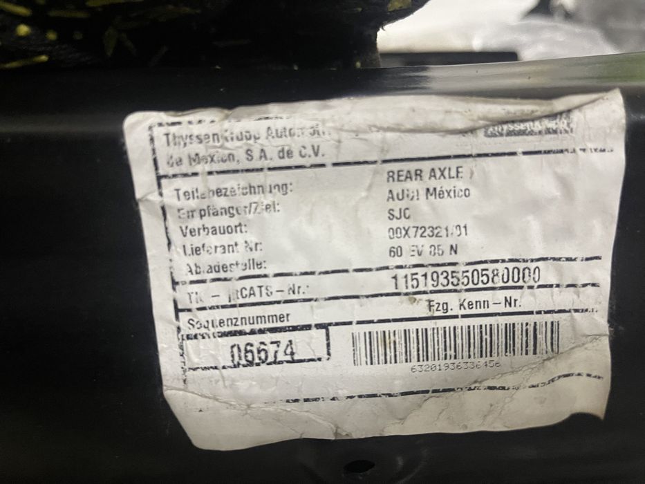 Audi Q5 80A 17р+ задній підрамник