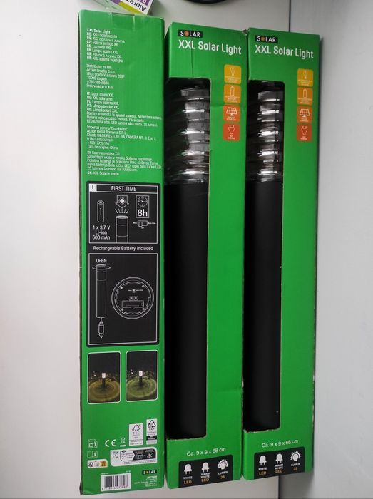 Lampy solarne ogrodowe xxl 10 szt