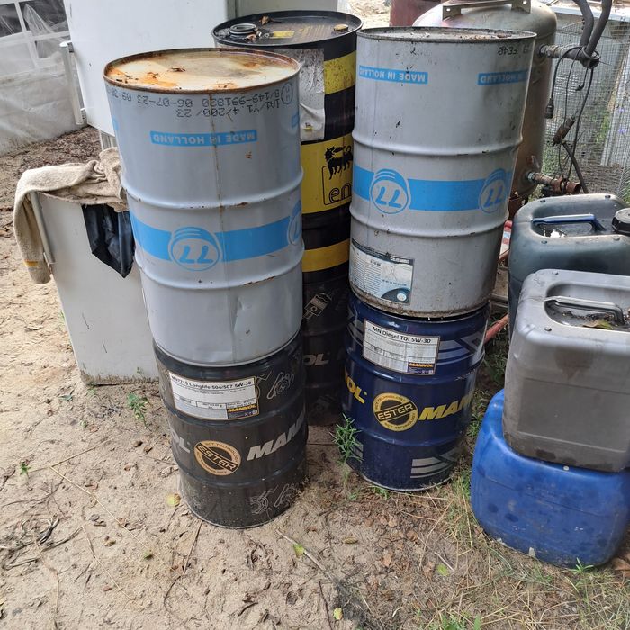 Beczki  60l metalowe