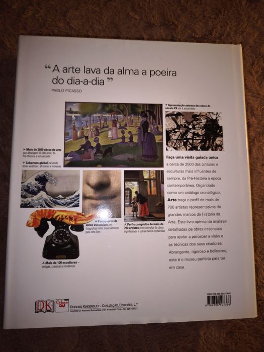 Livro Arte - Grande Enciclopédia (DK / Civilização) - COMO NOVO