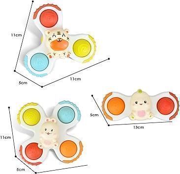 Fidget spinner z przyssawką sensoryczna dla dzieci