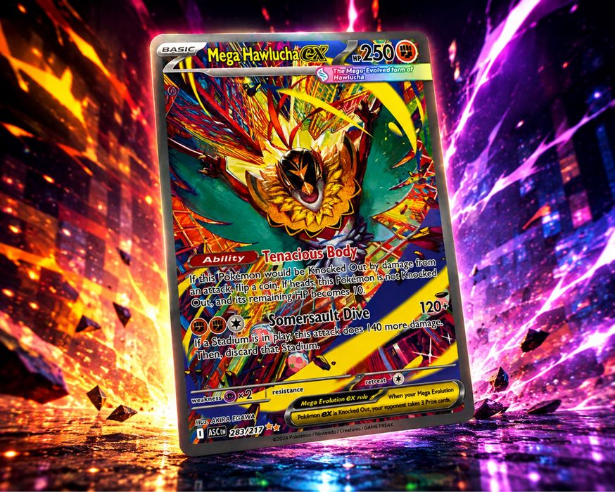 Pokémon tcg - Mega Hawlucha ex