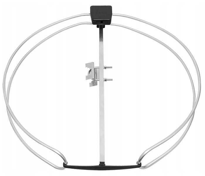 Antena radiowa zewnętrza z wzmacniaczem i regulacją wzmocnienia