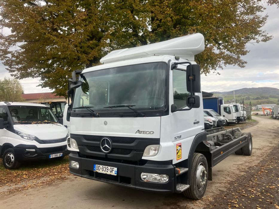 Mercedes-Benz Mercedes Atego 1218 Rama do zabudowy kiper beczka hakowiec laweta  Beczka, Hakowiec LAWETA kiper