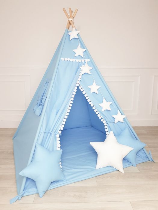 Namiot, tipi, wigwam, domek VITKAME - NIEBIESKI