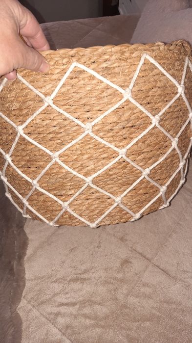 2 cestos medidas nas fotos