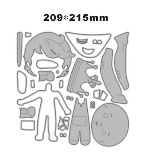 Conjunto de Cortantes Principezinho Tamanho Grande 21,5 x 20,9 cm