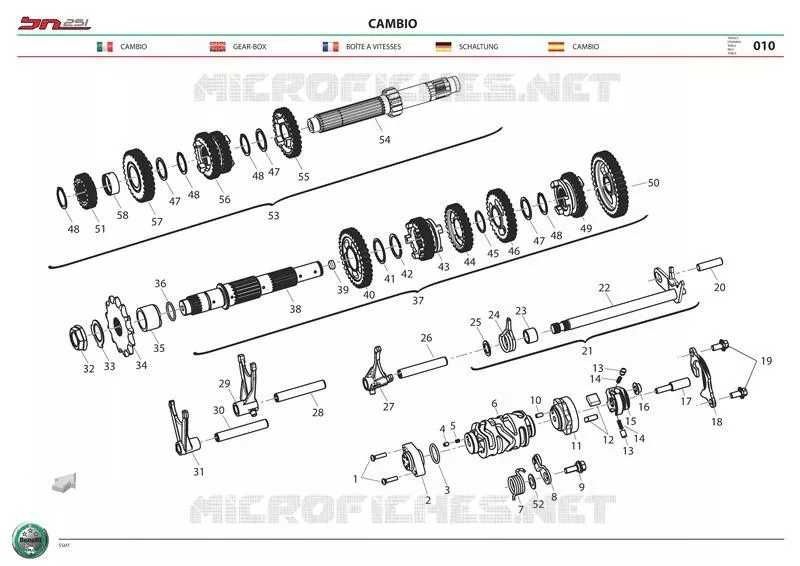 Caixa de velocidades Benelli TNT250 BN251 TRK251