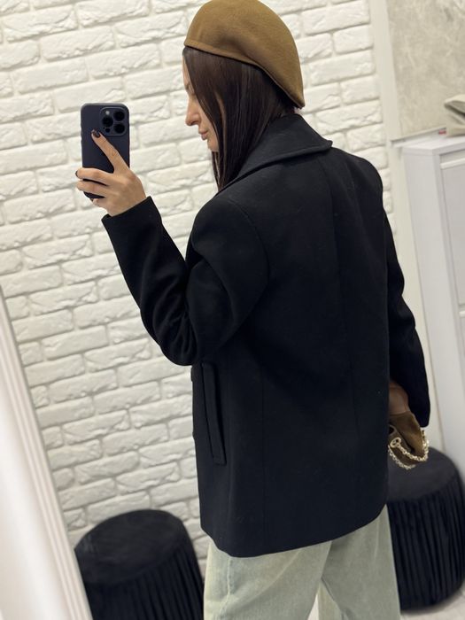 Полу пальто zara monteco з вовни хс