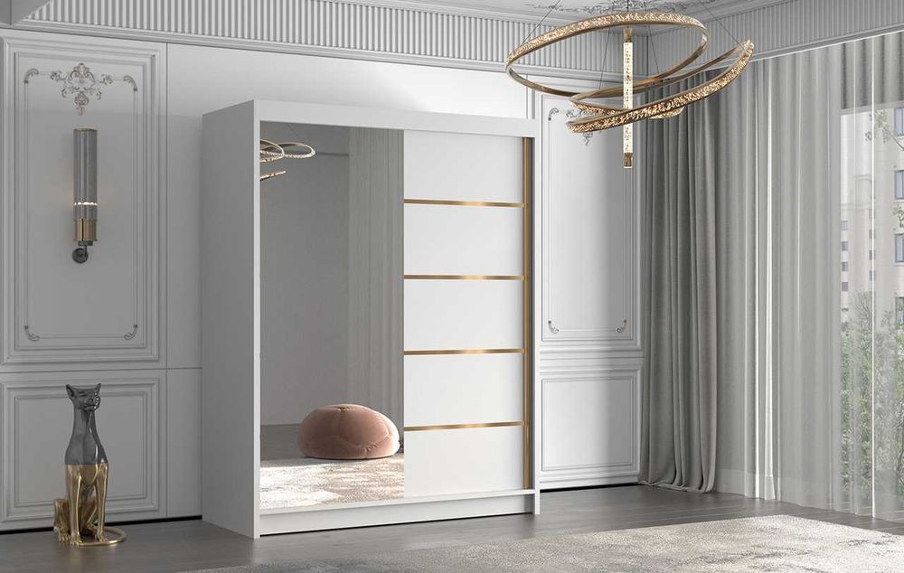 Nowość Szafa Przesuwna Goldi 150 V3 150 cm