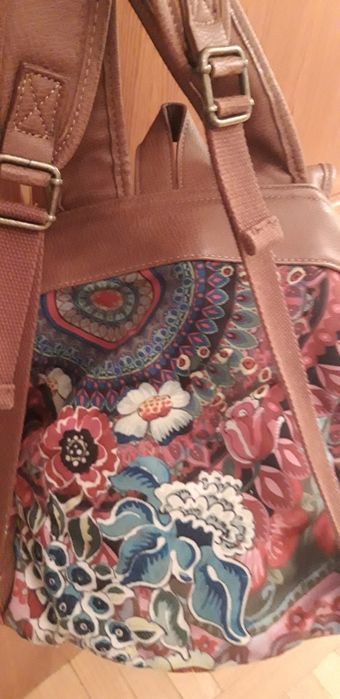 Desigual plecak retro kolorowy piękny patchworkowy