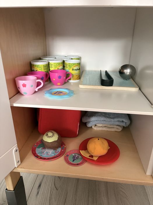 Drewniana kuchenka kuchnia dla dzieci ikea