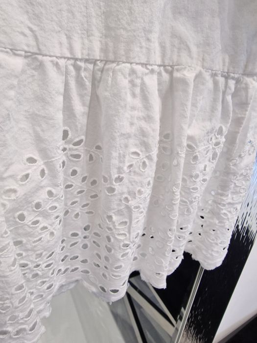 Sukienka letnia Vero Moda 36 biala koronka haft