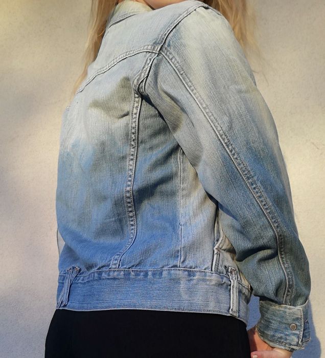 Jeansowa katana ombre