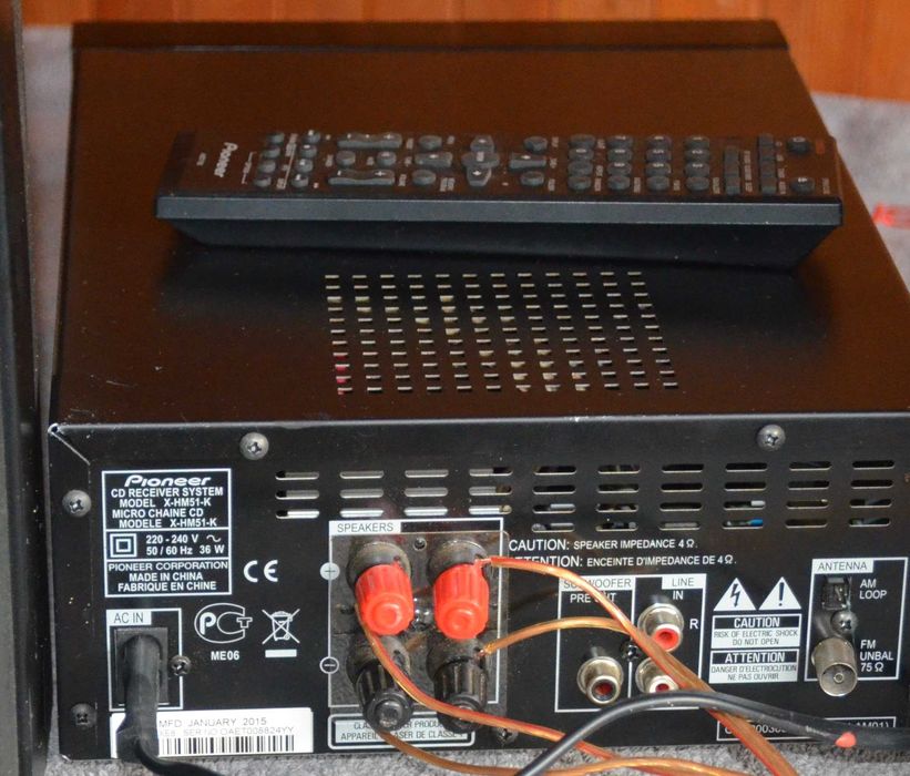 Pioneer X-HM51-K Wieża BT USB + Kolumny Magnat Integra Professional