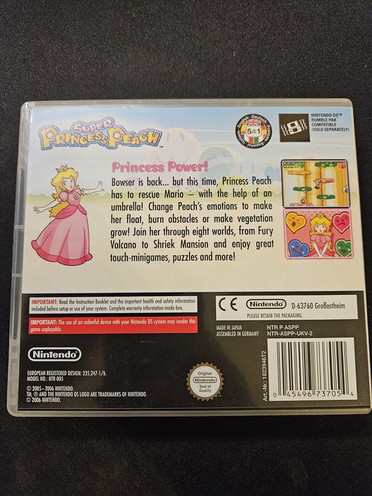 Super Princess Peach Nintendo DS