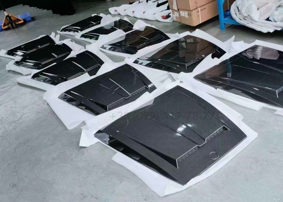 Накладка капота карбон BRABUS карбоновый Mercedes W463A W464 W46g G63 G500  G550 Плита