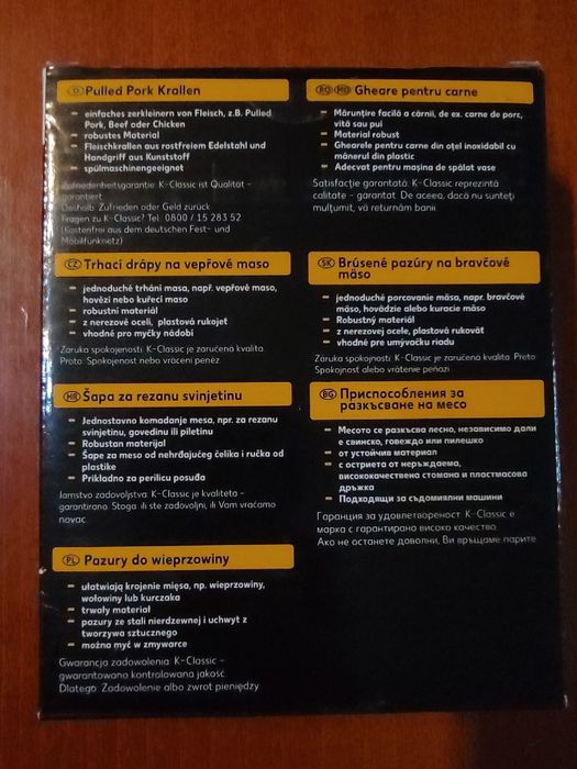 Pazury do mięsa z grila Let's BBQ