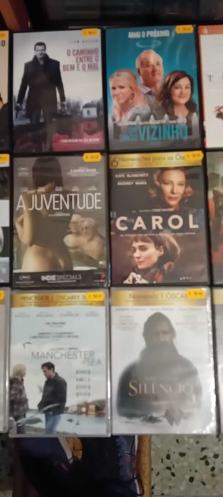 Filmes em Dvd Top Diversos Géneros da NOS Audiovisuais.