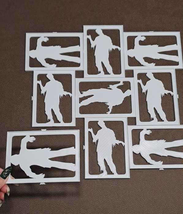 Podstawki pod sklepy - Małe Epickie ZOMBIE kpl.9sztuk