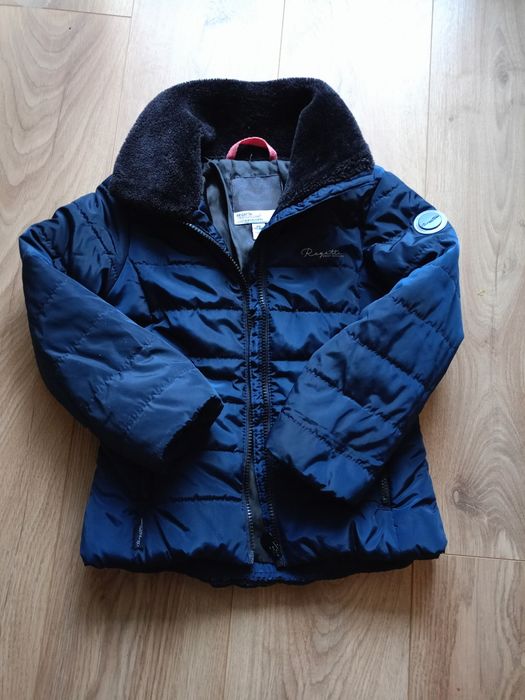 Kurtka przejściowa, wiosna dziewczęca Regatta rozmiar 116 granatowa