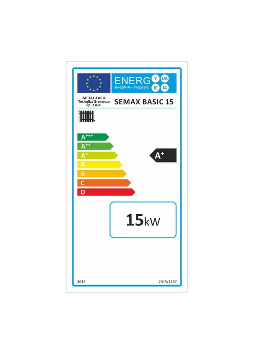 Kocioł METAL-FACH Semax Basic15 kW