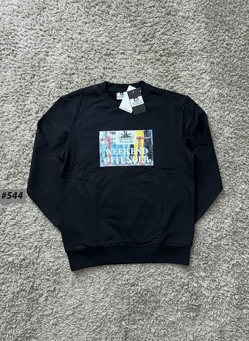 Черный Свитшот WEEKEND OFFENDER Bissel Graphic » Толстовка Чорна Викенд Оффендер » XS S M L XL XXL