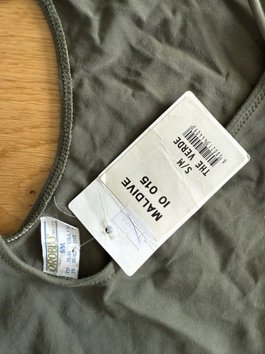 Oroblu Mare Jednoczęściowy strój kąpielowy khaki oliwkowy