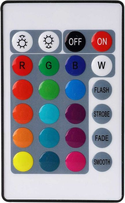 Składane wiadro LED RGB 7L PCV z pilotem podświetlane