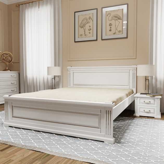 Дерев'яне ліжко Айрін (160*200) з масиву вільхи, від виробника.