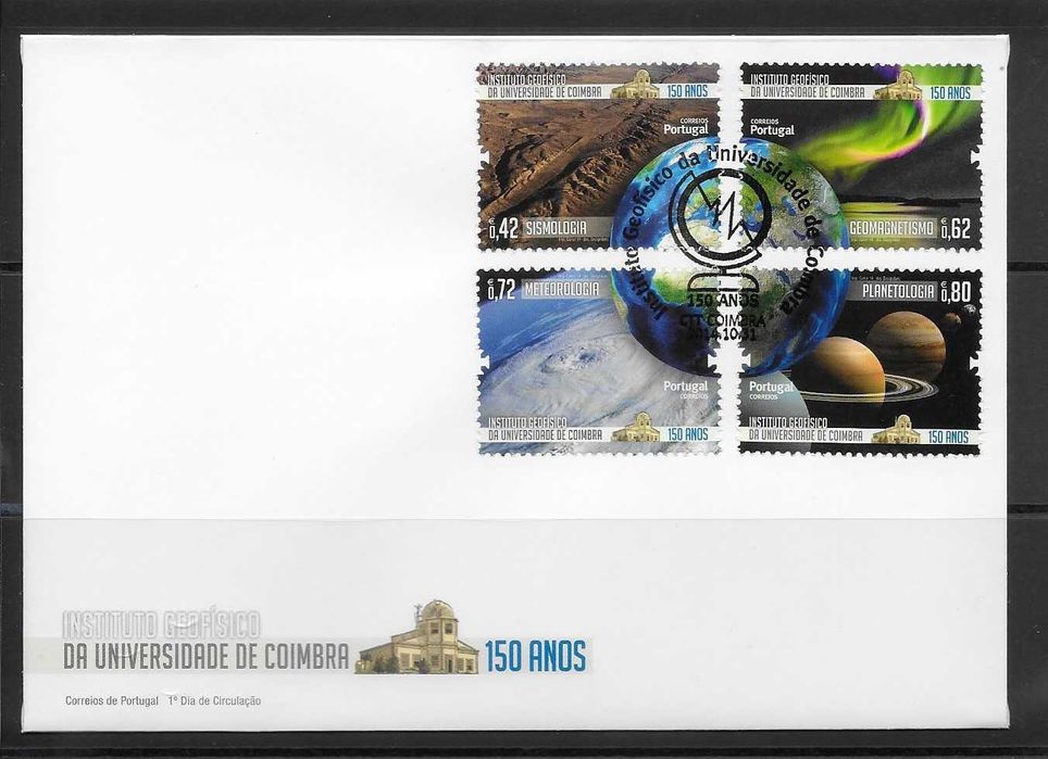 FDC Instituto Geofisico Universidade Coimbra serie 4510 a 4513