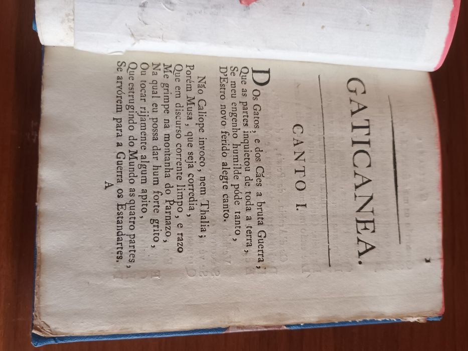 GATICANEA POR João Jorge de Carvalho, 1816 ( RARO )