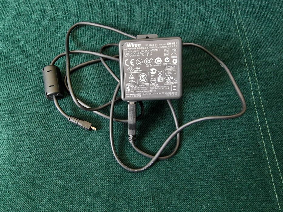 Zasilacz sieciowy adapter ładowarka EH-69 P do aparatów NIKON COOLPIX