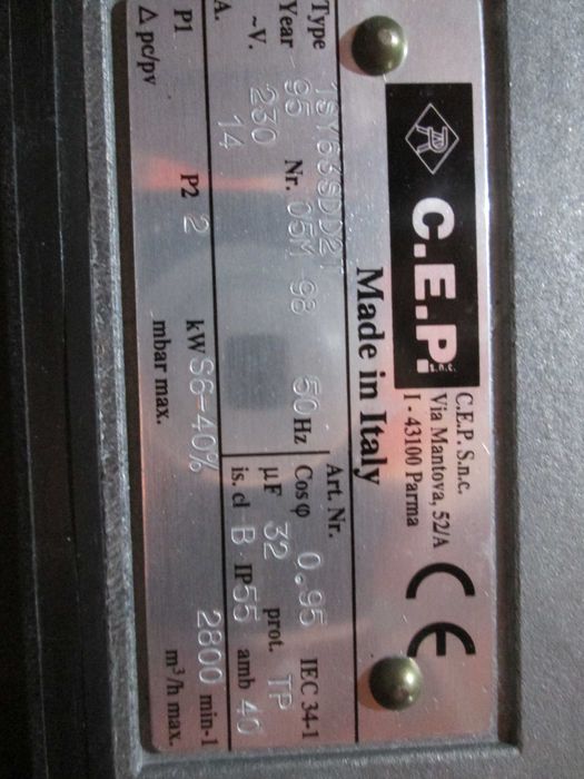 Motor monofásico 3000rpm 2cv NOVO