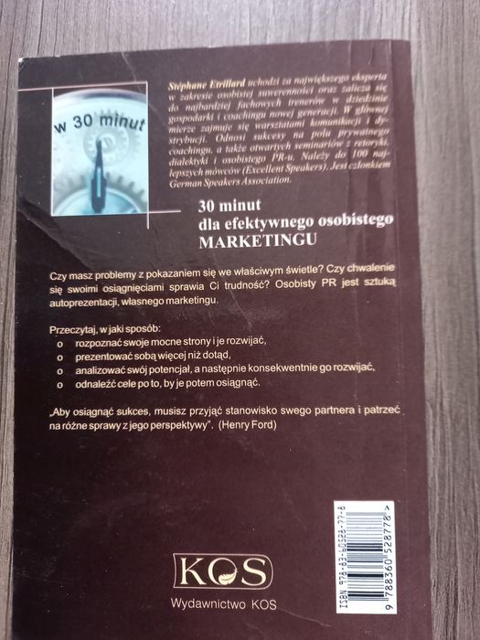30 minut dla efektywnego osobistego marketingu
Stephane Etrillard