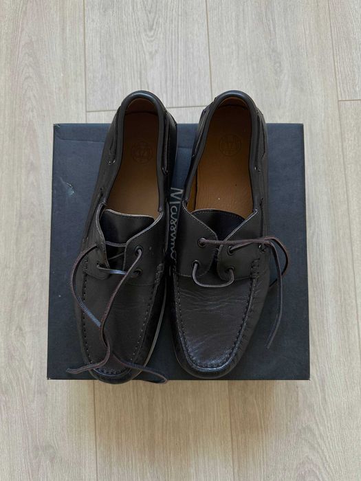 Чоловічі шкіряні коричневі мокасини Massimo Dutti 44